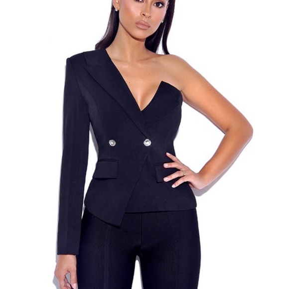 One shoulder/sleeve blazer - Picture 7 of 7